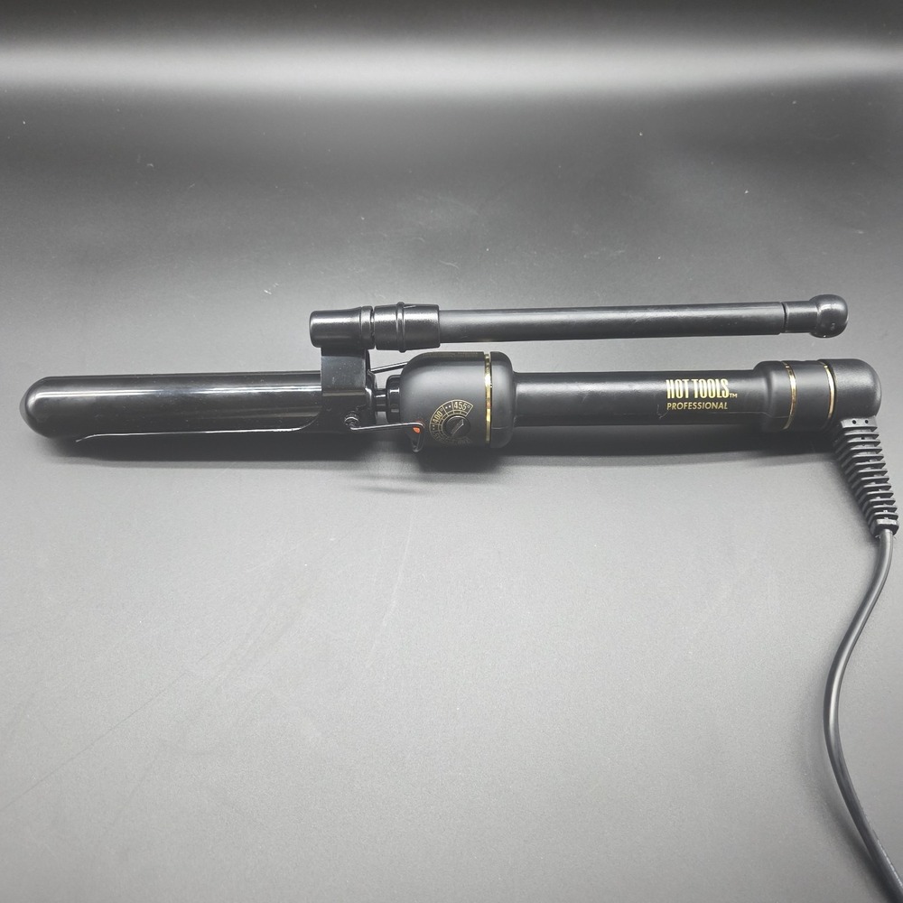 Hot Tools Professional Black Gold 1" Salon Marcel Curling Iron/Wand #HT1108BG